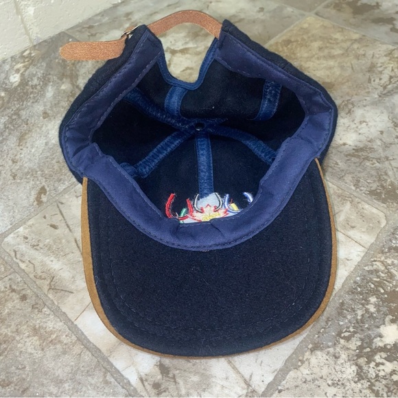 Vintage Atlanta 1996 Olympic Suede Hat unisex no official branding leather strap - Picture 5 of 14